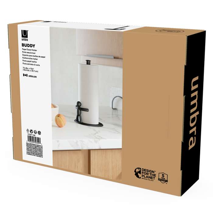 Держатель для бумажных полотенец buddy, черный UMBRA 1019271-040