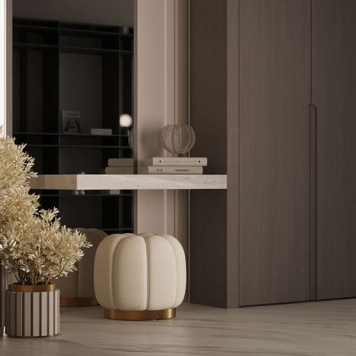 Пуф swend, белый Bergenson Bjorn BB000039