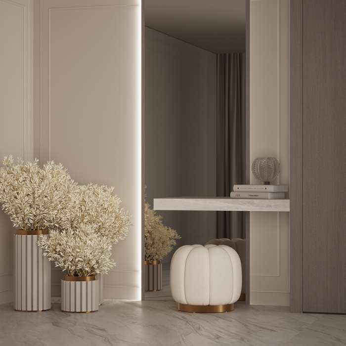 Пуф swend, белый Bergenson Bjorn BB000039