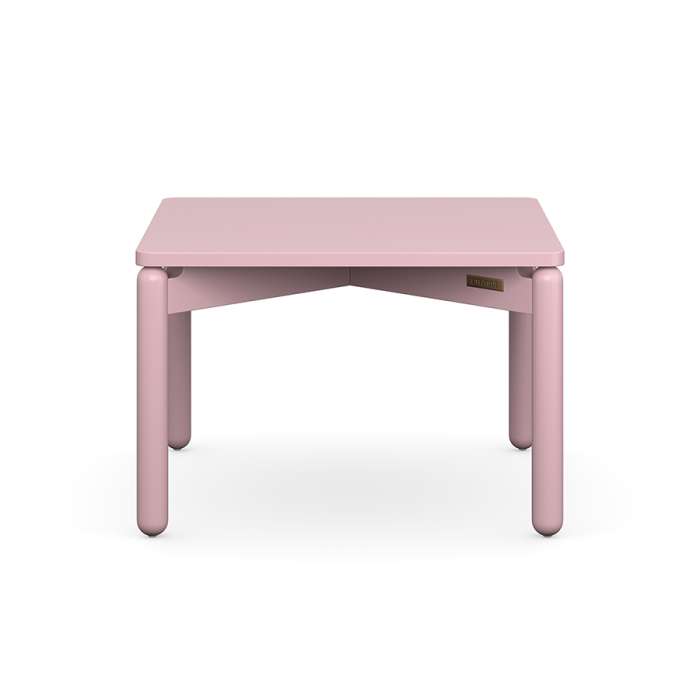 Столик кофейный saga, 60х60 см, розовый LATITUDE SGBRDTBL_C_SQPK60