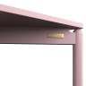 Столик кофейный saga, 60х60 см, розовый LATITUDE SGBRDTBL_C_SQPK60