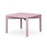 Столик кофейный saga, 60х60 см, розовый LATITUDE SGBRDTBL_C_SQPK60
