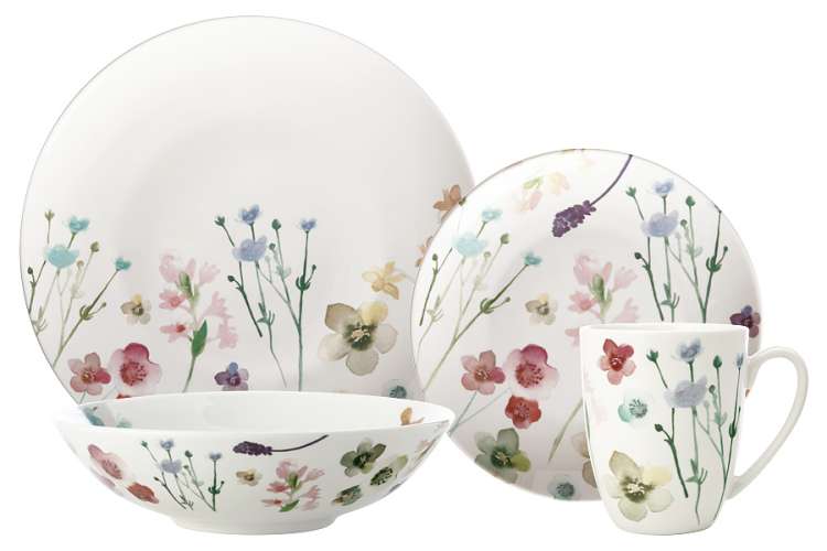 Обеденный набор Лесные цветы, 4 персоны, 16 предметов MAXWELL & WILLIAMS MW413-II0073