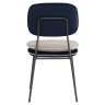 Стул с контрастным кантом pea, велюр, темно-синий/бежевый Bergenson Bjorn BB0000691