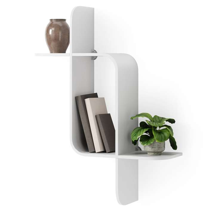 Полка настенная montage, белая UMBRA 1017571-660