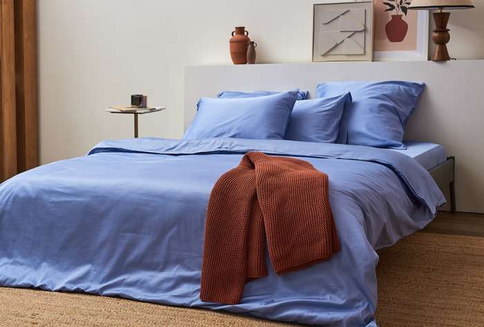 Набор наволочек из премиального сатина сиреневого цвета из коллекции essential, 50х70 см Tkano TK24-PC0034