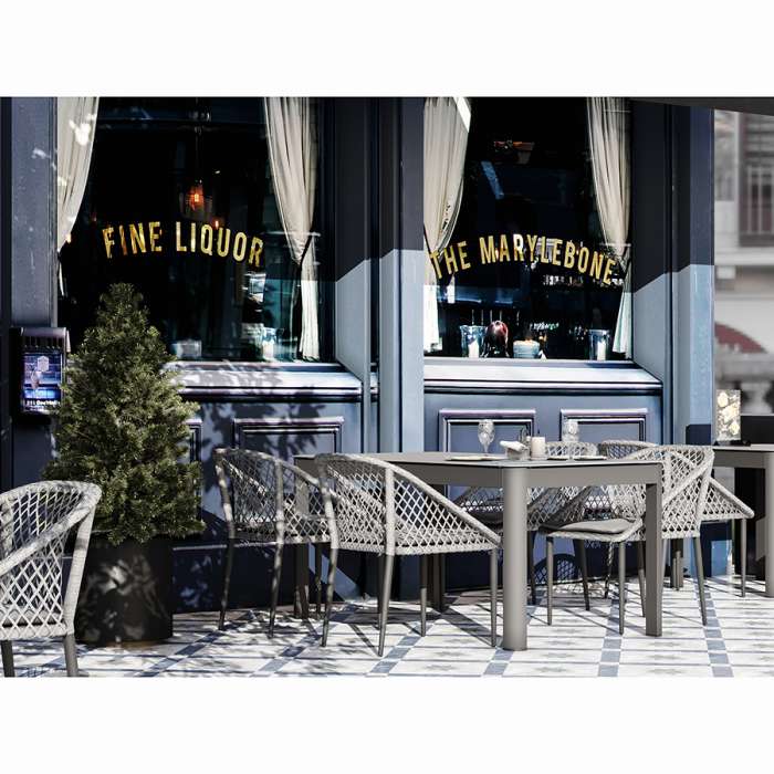 Стол обеденный leif, 160х90 см, серо-бежевый Bergenson Bjorn BB0000469