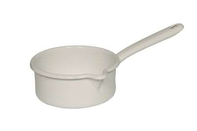 Ковш с носиком, 12 см, 0,5 л, белый, WEISS RIESS 0035-033