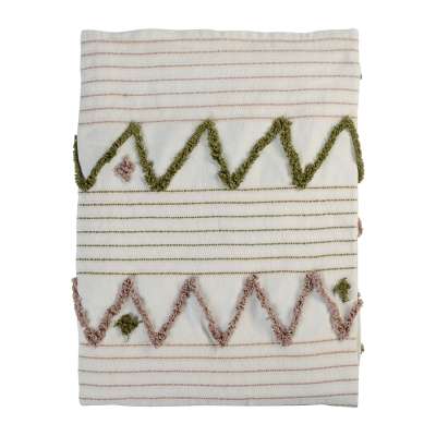 Покрывало из хлопка с бахромой из коллекции Ethnic, 180х250 см TKANO TK19-BS0009