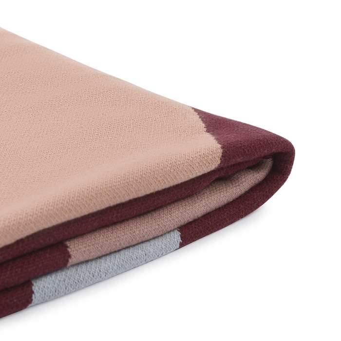 Плед из хлопка с рисунком Tulip field из коллекции Terra, 130х180 см TKANO TK22-TH0004