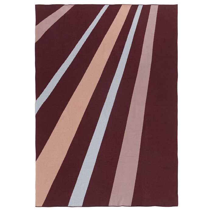 Плед из хлопка с рисунком Tulip field из коллекции Terra, 130х180 см TKANO TK22-TH0004