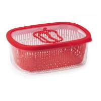 Контейнер для хранения овощей со съемной корзиной SNIPS 4 л, красный, пластик