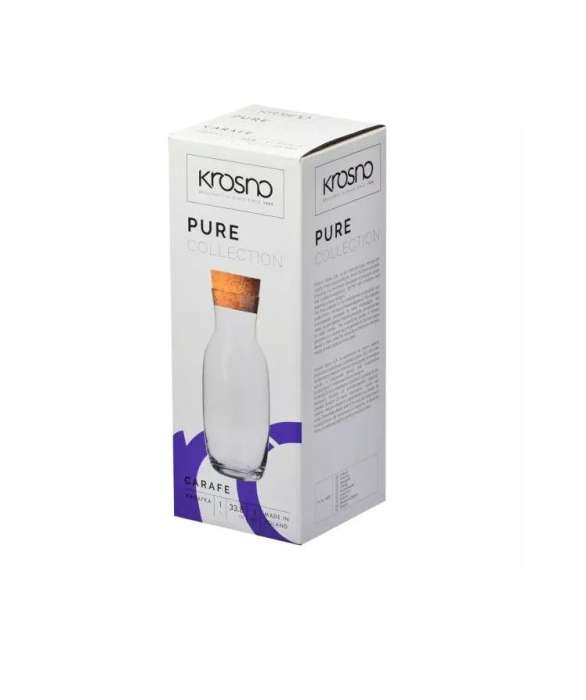 Графин с пробкой Krosno "Чистота" 1л KRO-F597176100007000