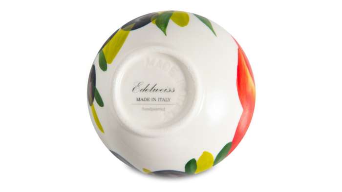 Розетка Томаты и оливки 8 см, керамика EDELWEISS EDW-2029R