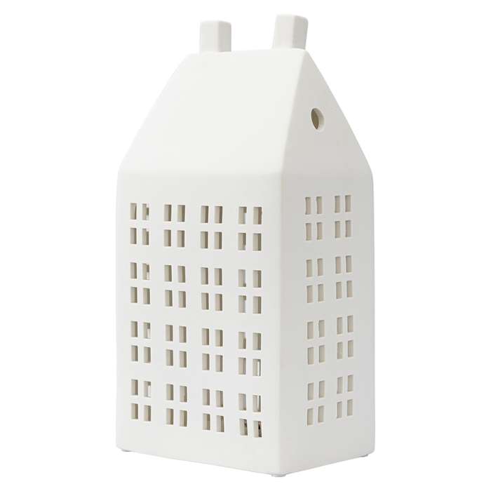Домик из фарфора с подсветкой aarhus из коллекции new year essential, 26,6 см Tkano TK23-NY_LH0003
