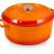 Кастрюля с крышкой LAVA d24 см, 4,5 л, чугун, оранжевая LV Y TC 24 EDT K2 Orange