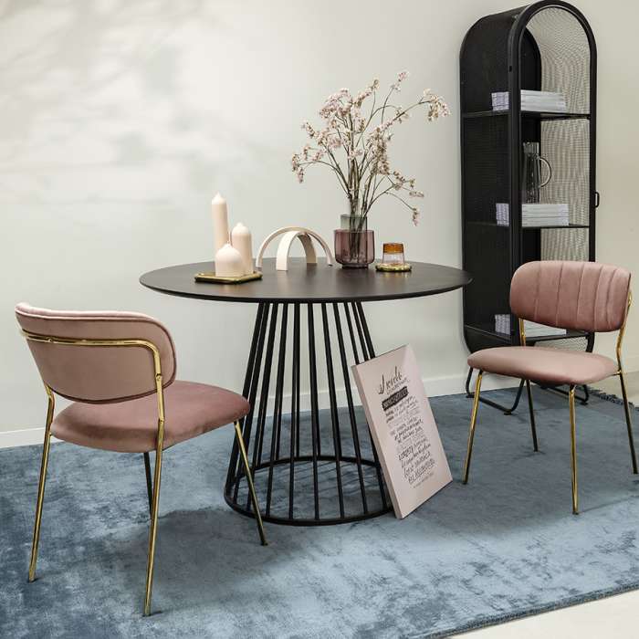 Стул eirill, велюр, розовый Bergenson Bjorn BB0000108