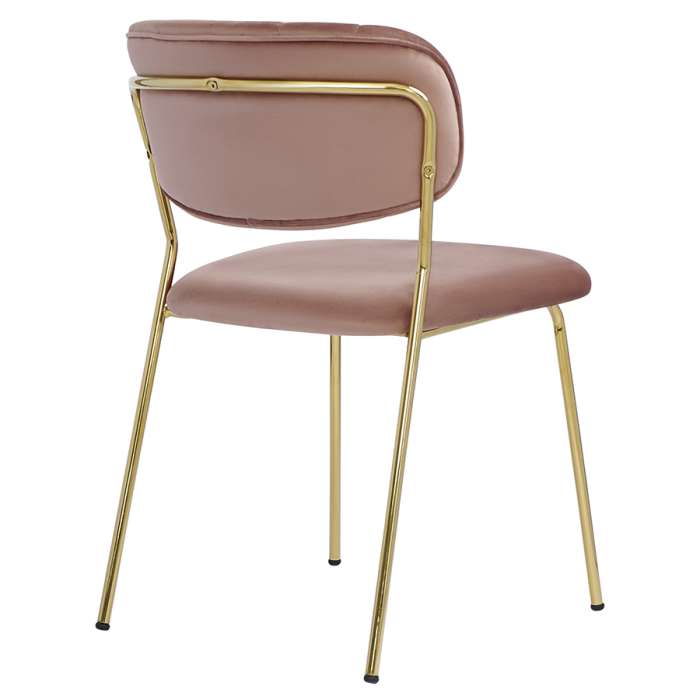 Стул eirill, велюр, розовый Bergenson Bjorn BB0000108