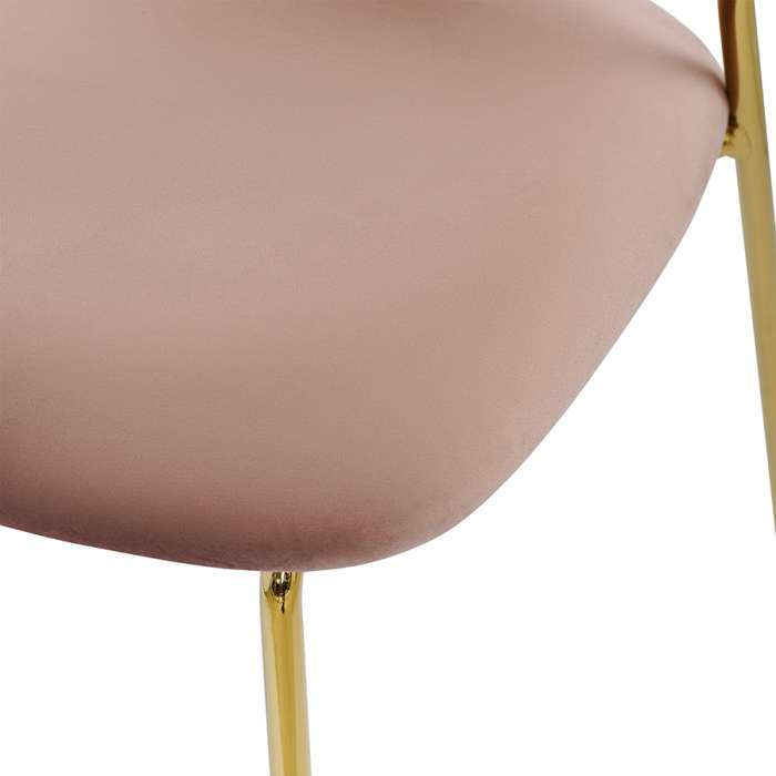Стул eirill, велюр, розовый Bergenson Bjorn BB0000108