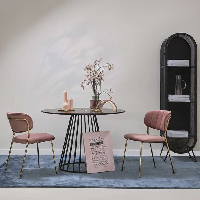 Стул eirill, велюр, розовый Bergenson Bjorn BB0000108