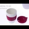 Термокружка aroma to go 2.0, 400 мл, розовая Koziol 3589486