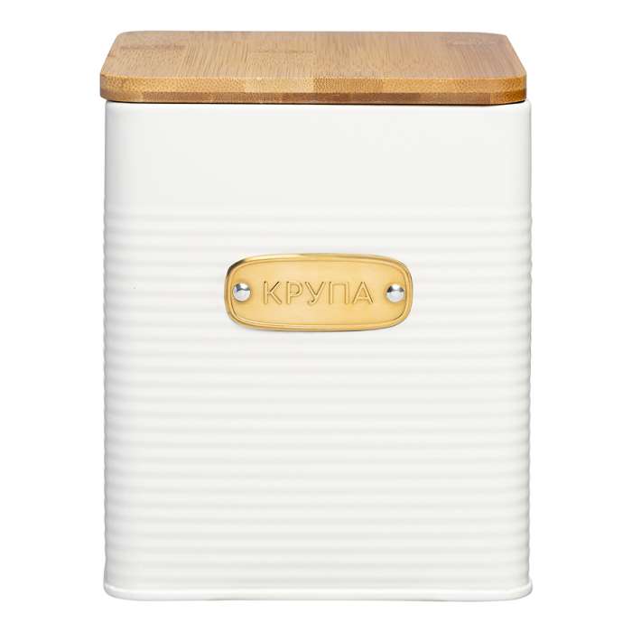 Банка для хранения крупы irmel, 3,2 л, молочная Smart Solutions SS0000209