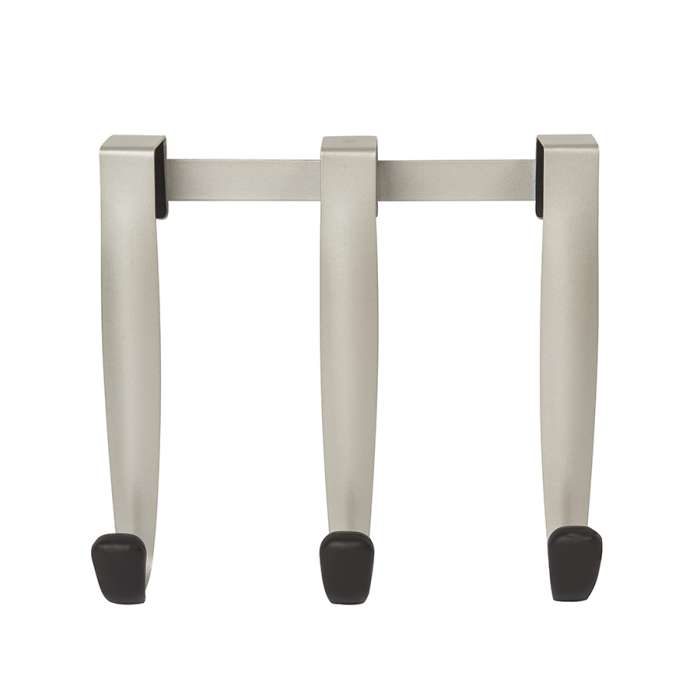 Вешалка надверная schnook, 23 см, черная-никель, 3 крючка UMBRA 318273-047