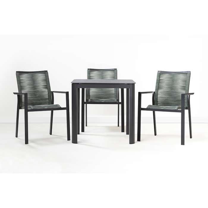 Стол обеденный leif, 80х80 см, темно-серый Bergenson Bjorn BB0000470