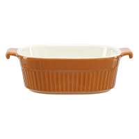 Блюдо для запекания soft ripples, 20х16,5 см, карамельное Liberty Jones LJ000066