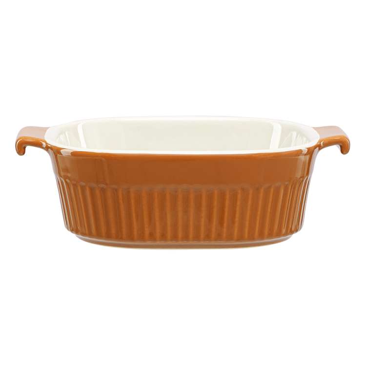 Блюдо для запекания soft ripples, 20х16,5 см, карамельное Liberty Jones LJ000066