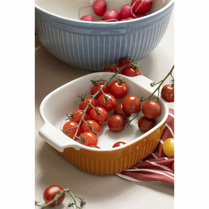 Блюдо для запекания soft ripples, 20х16,5 см, карамельное Liberty Jones LJ000066