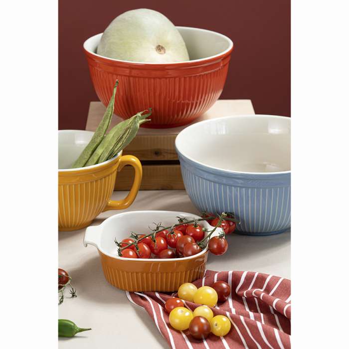 Блюдо для запекания soft ripples, 20х16,5 см, карамельное Liberty Jones LJ000066