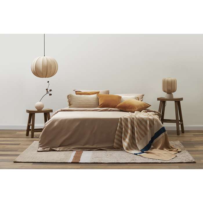 Плед из хлопка с рисунком Tulip garden из коллекции Terra, 130х180 см TKANO TK22-TH0001