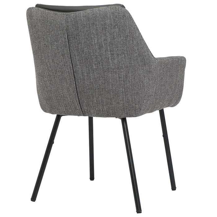 Стул allar, экокожа, рогожка, серый Bergenson Bjorn BB000022