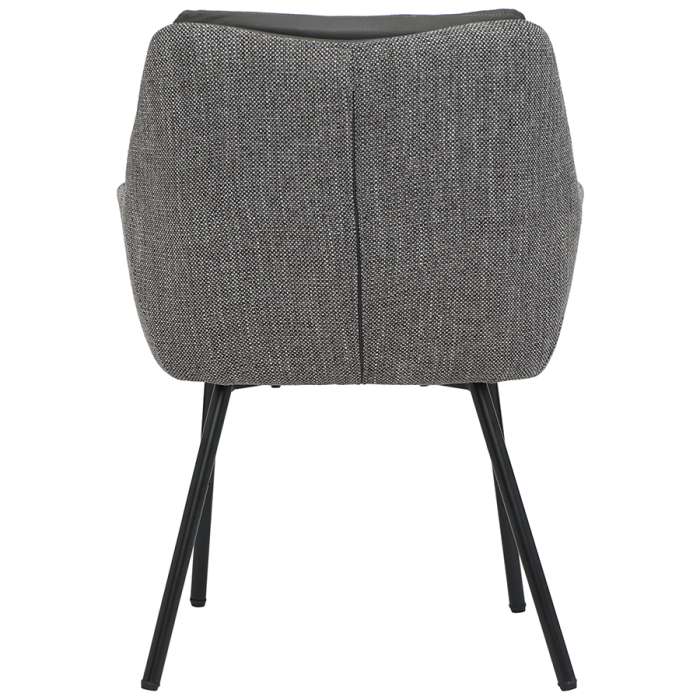 Стул allar, экокожа, рогожка, серый Bergenson Bjorn BB000022