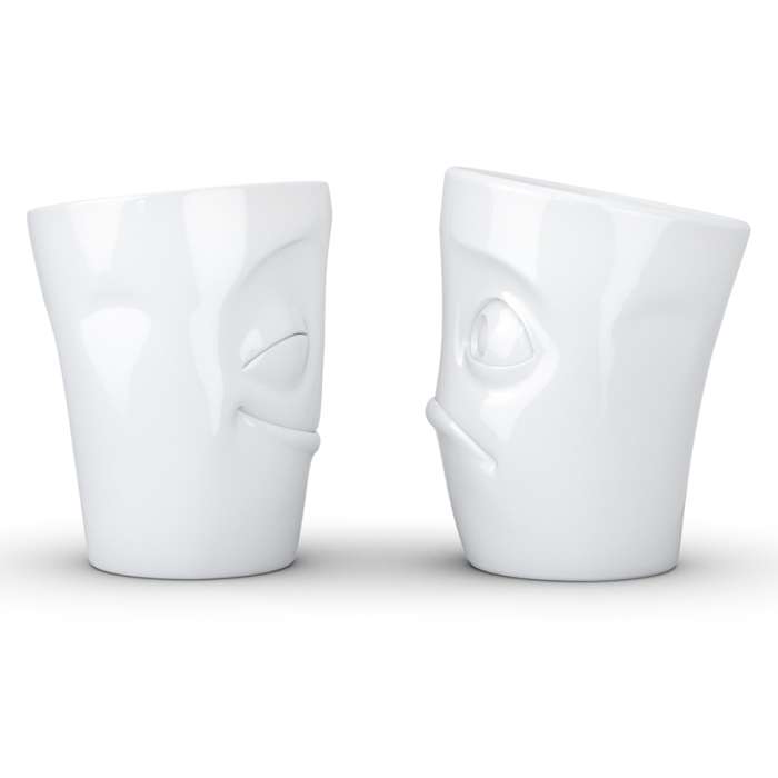 Набор кружек cheery & baffled, 350 мл, белый, 2 шт. Tassen T01.28.01
