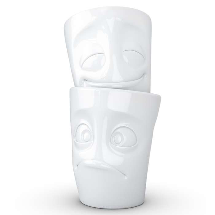 Набор кружек cheery & baffled, 350 мл, белый, 2 шт. Tassen T01.28.01