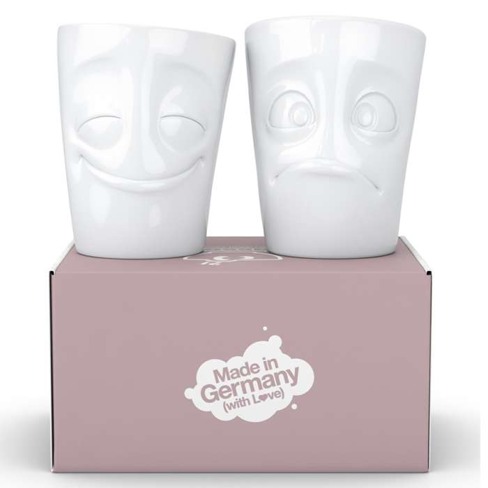 Набор кружек cheery & baffled, 350 мл, белый, 2 шт. Tassen T01.28.01