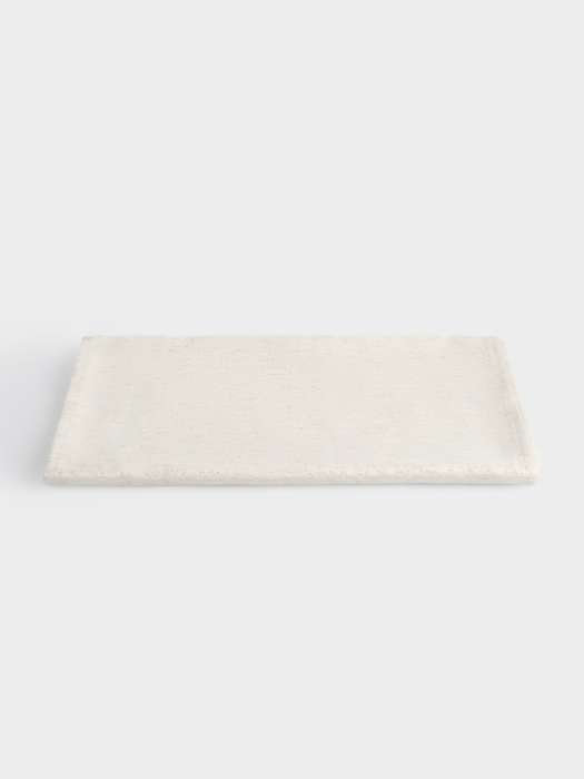 Дорожка настольная, 40х160 см, жаккард, полиэстер/лен, бежевая, Цветы, Vernazza ANNA LAFARG ANLAF-ZSA25-1TR