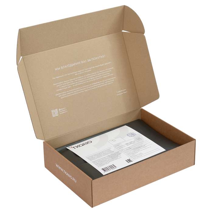 Комплект постельного белья сиреневого цвета с принтом Полярный цветок из коллекции scandinavian touch, 200х220 см Tkano TK22-DC0007