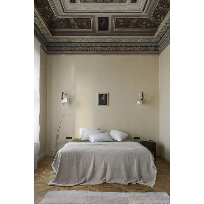 Простыня на резинке из сатина из коллекции meditation, olive, 160х200х30 см Tkano TK24-FS0037