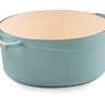 Кастрюля с крышкой LAVA d24 см, 4,5 л, чугун, бирюзовая LV Y TC 24 K2 EDT Turquoise