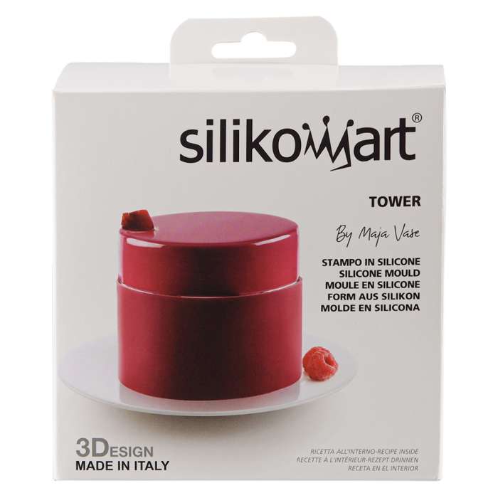 Форма для приготовления пирожного Tower Ø12 см, h10 см силиконовая SILIKOMART 20.421.13.0065