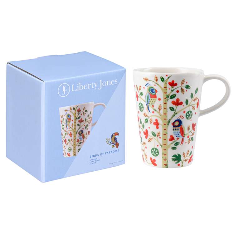 Кружка love birds из коллекции birds of paradise в подарочной упаковке, 350 мл Liberty Jones LJ0000174