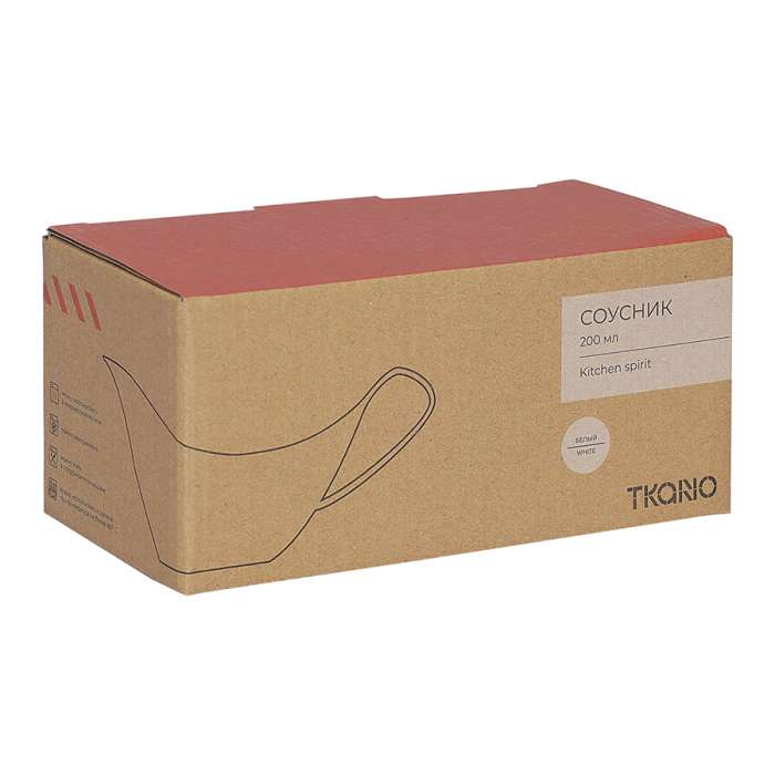Соусник белого цвета из коллекции kitchen spirit, 200 мл Tkano TK24-TW_BW0003