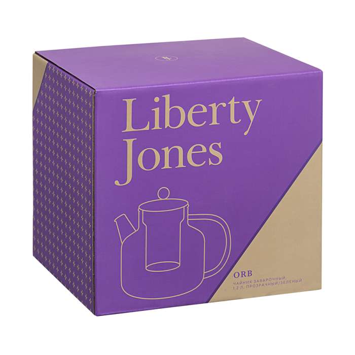 Чайник заварочный orb, 1,2 л, желтый/зеленый Liberty Jones LJ0000369