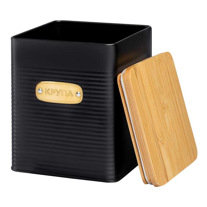 Банка для хранения крупы irmel, 3,2 л, графит Smart Solutions SS0000210