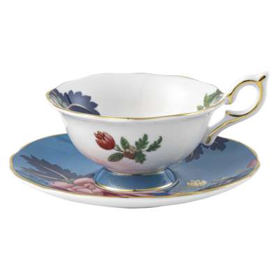 Чашка чайная с блюдцем Wedgwood Сапфировый сад 140 мл