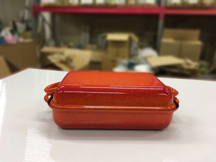 Жаровня для запекания с крышкой,  37х26х12.8 см CORALL RIESS  0105-034