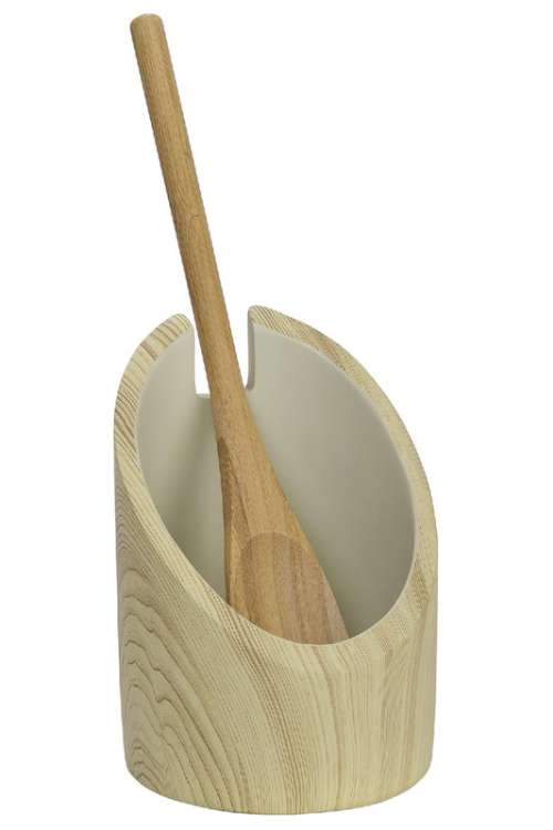 Подставка с ложкой Wood Effect ANDREA HOUSE CC67113